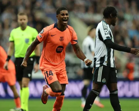 Rashford's Double Silences The Magpies' Celebrations and Secures Barcelona's Victory